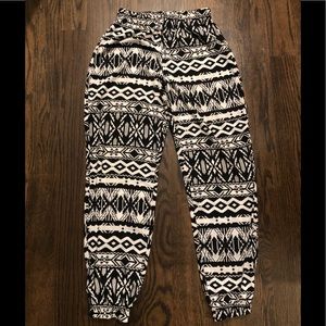 Rayon pants with print